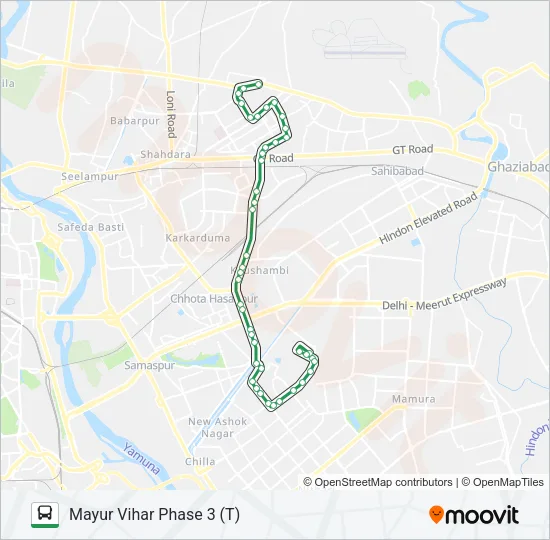MC-341 Bus Line Map