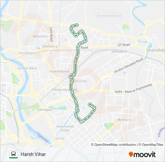 MC-341 Bus Line Map