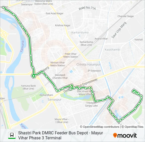 MC-1372 Bus Line Map