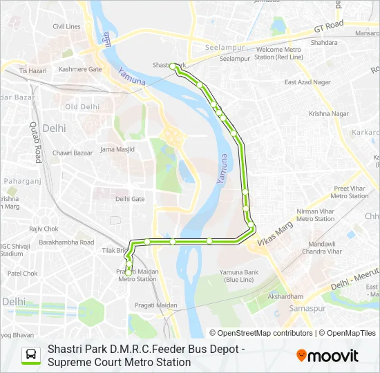 MC-610ASTL Bus Line Map
