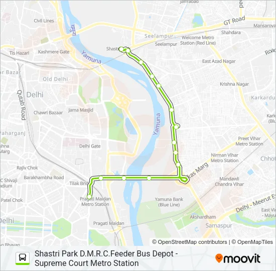 MC-610ASTL Bus Line Map