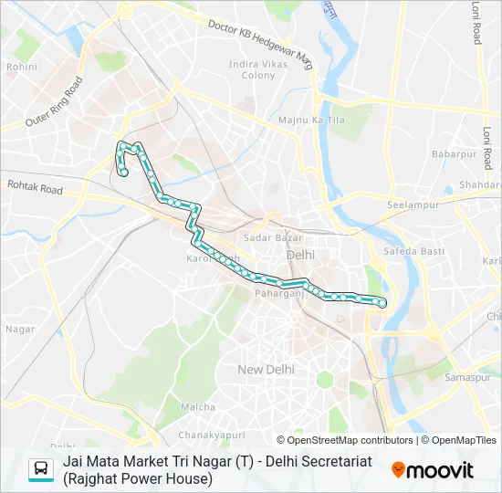 39 Bus Line Map