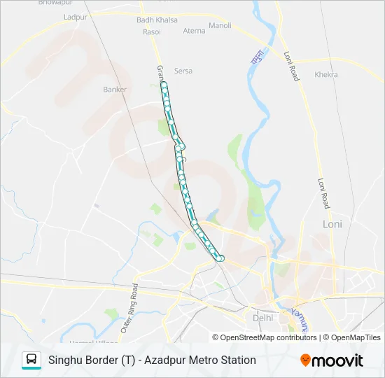 144 Bus Line Map
