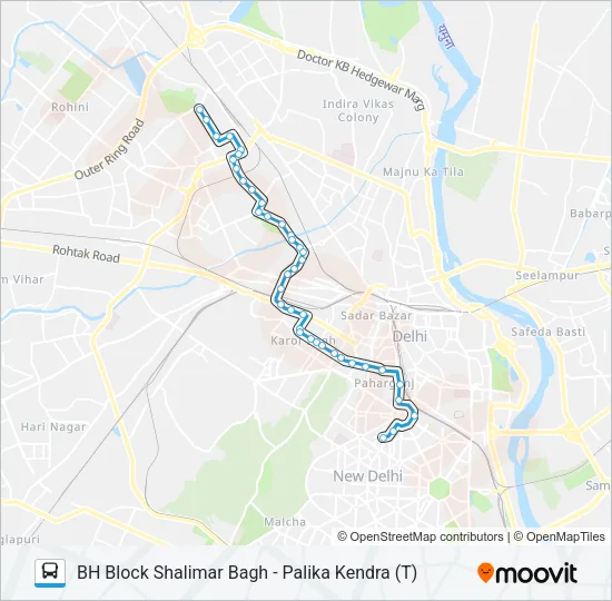 166 Bus Line Map