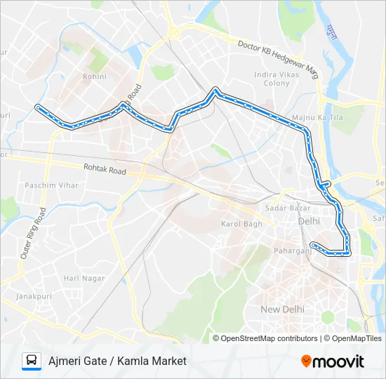 901 Bus Line Map