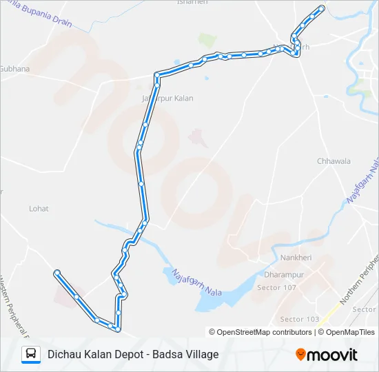NCR Bus Line Map
