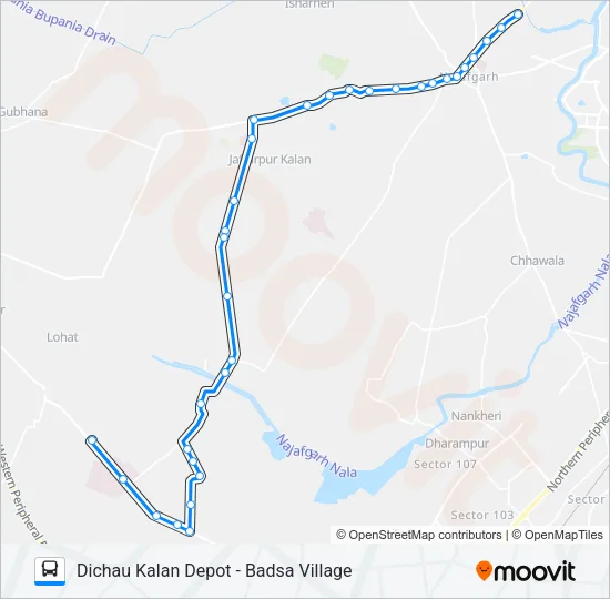NCR Bus Line Map