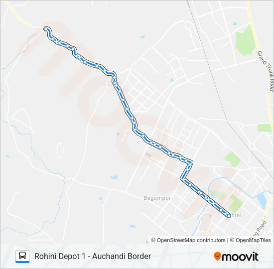 990ASTL Bus Line Map