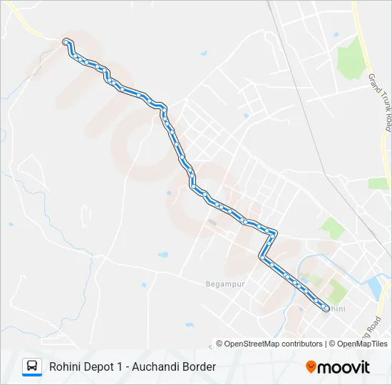 990ASTL Bus Line Map