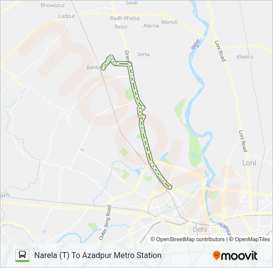 0131 (NS) Bus Line Map