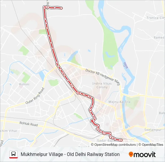 124 Bus Line Map