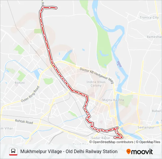 124 Bus Line Map