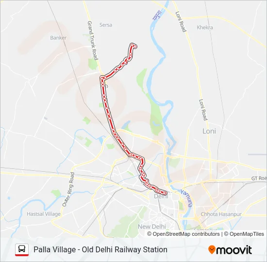 125 Bus Line Map