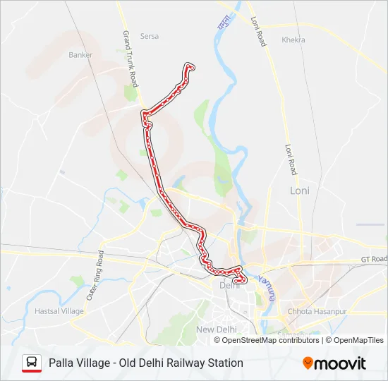 125 Bus Line Map