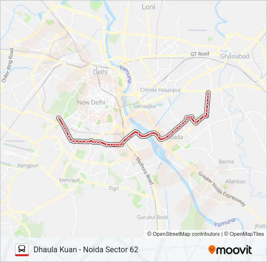 392 Bus Line Map