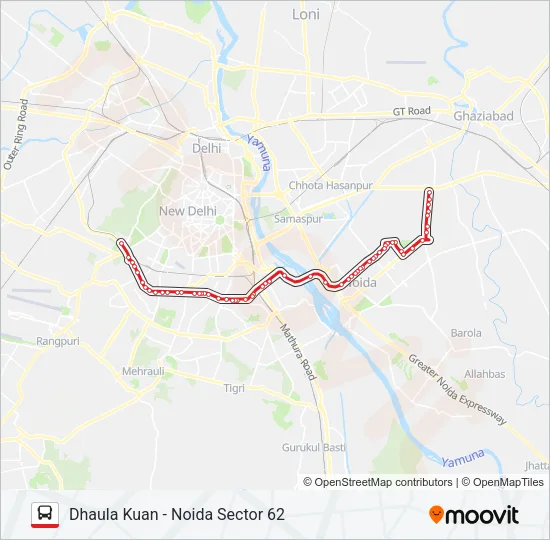 392 Bus Line Map