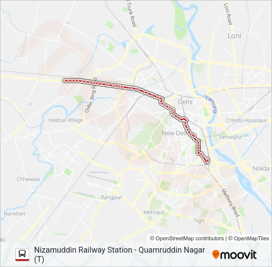 966 Bus Line Map