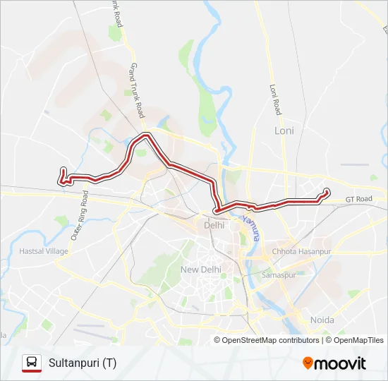982 Bus Line Map