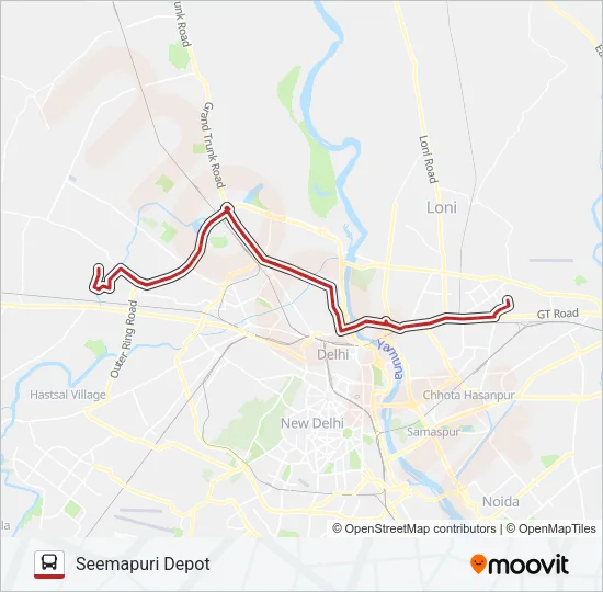 982 Bus Line Map