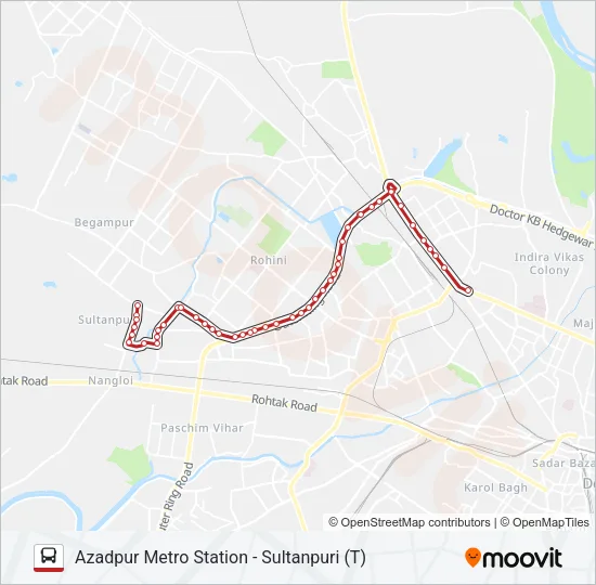 982 Bus Line Map