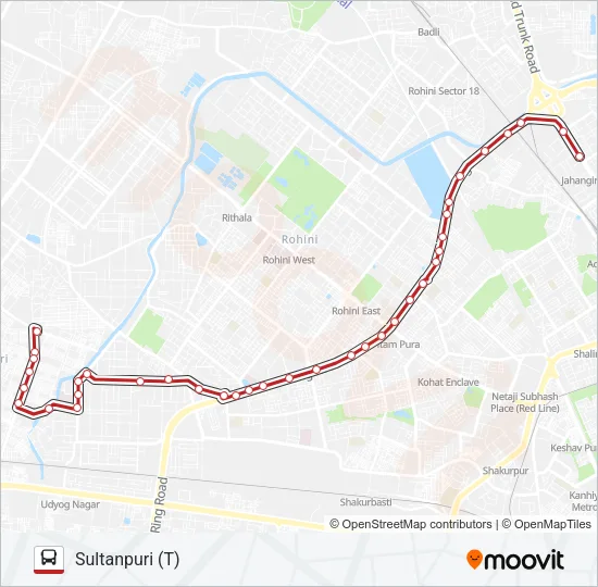 982 Bus Line Map