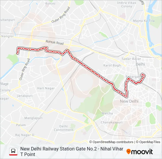 910A Bus Line Map