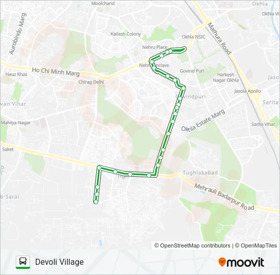 D-005 Bus Line Map
