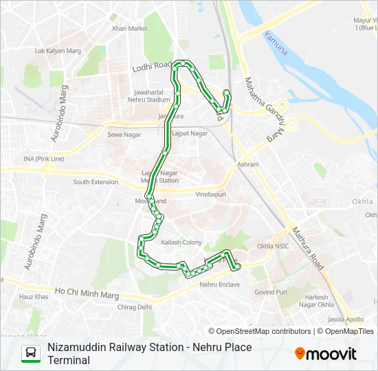 D-009 Bus Line Map