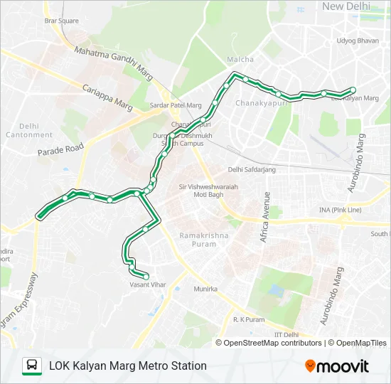 D-002 Bus Line Map