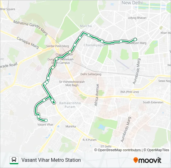 D-002 Bus Line Map