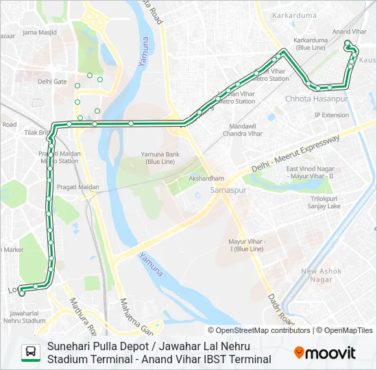 D-006 Bus Line Map