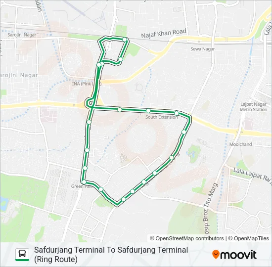 D-008 Bus Line Map