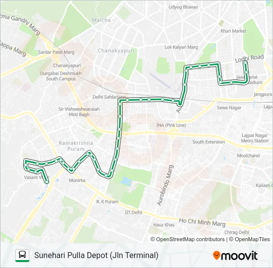 D-010 Bus Line Map