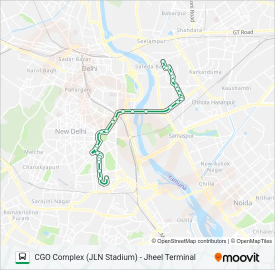 D-018 Bus Line Map