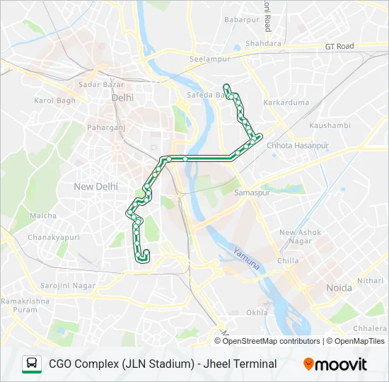 D-018 Bus Line Map