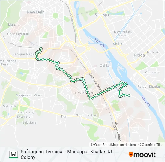 D-022 Bus Line Map