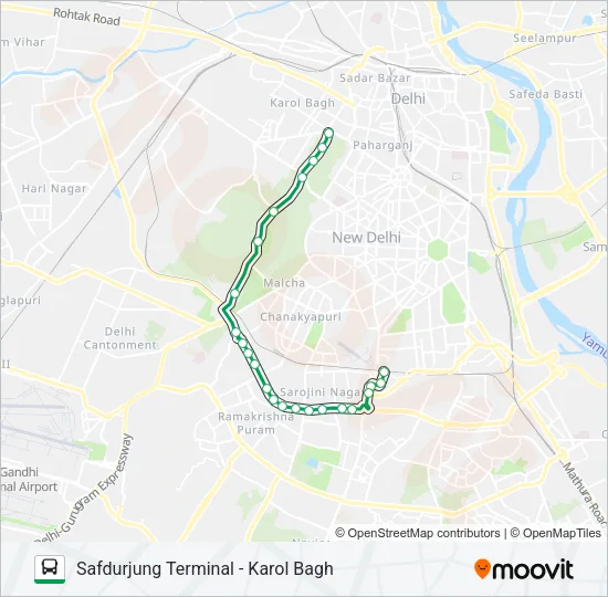 D-024 Bus Line Map