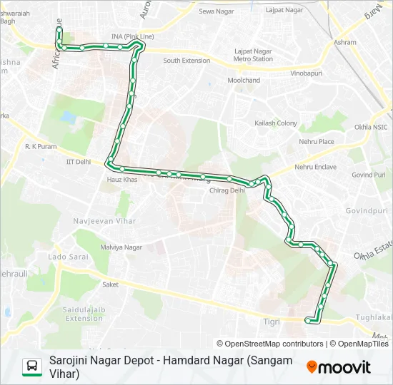 D-028 Bus Line Map
