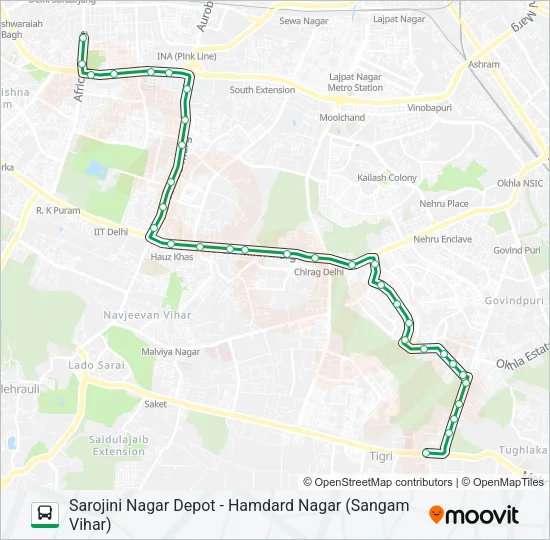 D-028 Bus Line Map