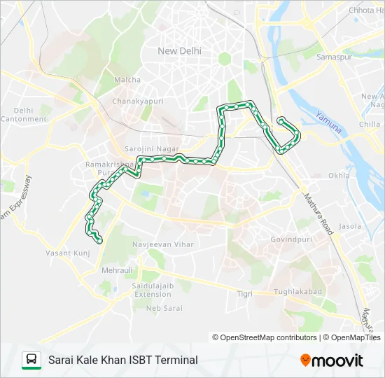 D-030 Bus Line Map