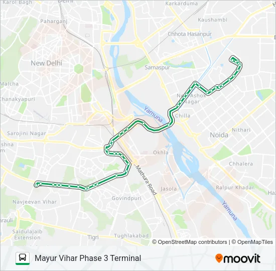 D-032 Bus Line Map