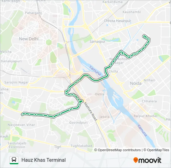 D-032 Bus Line Map