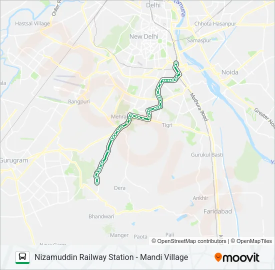 D-036 Bus Line Map