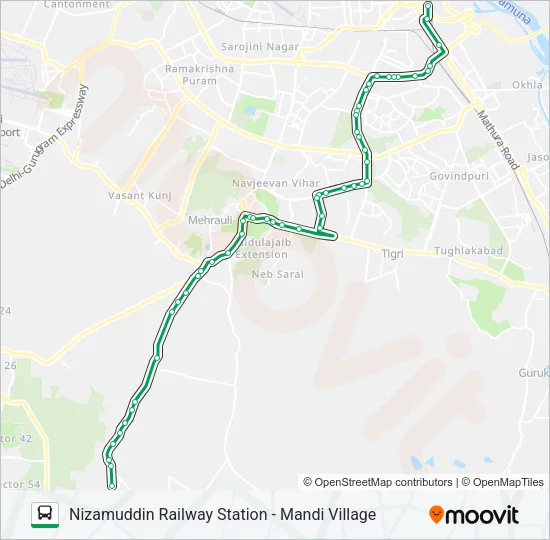 D-036 Bus Line Map