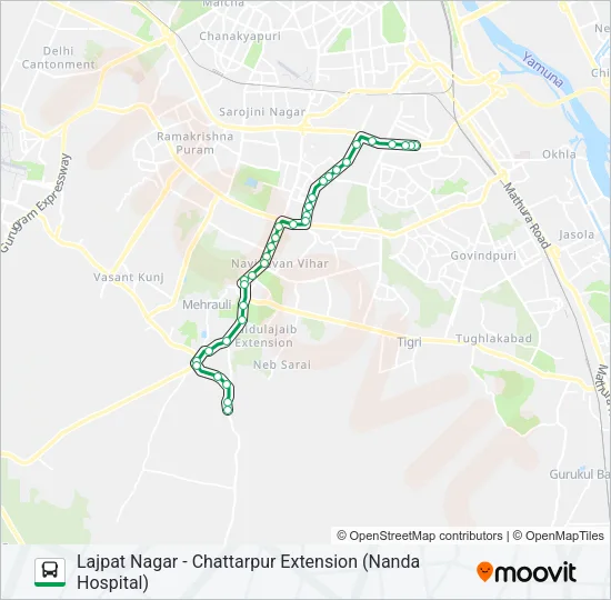 D-046 Bus Line Map