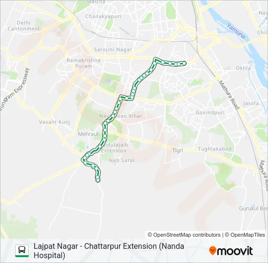 D-046 Bus Line Map