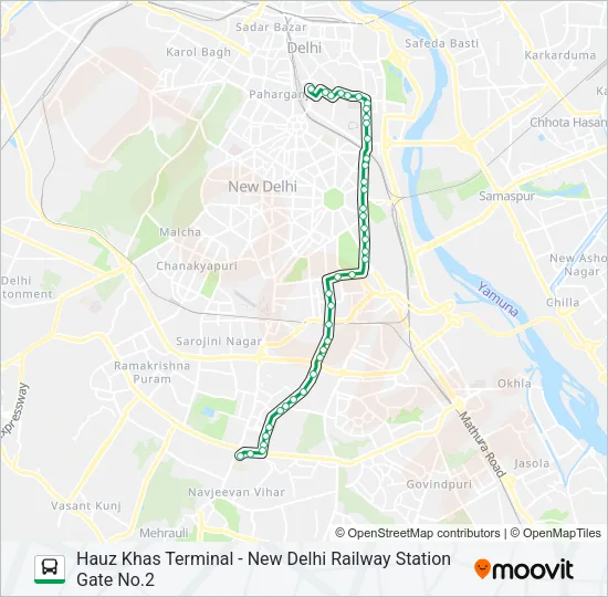 D-054 Bus Line Map