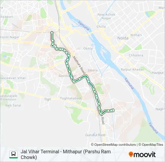 D-060 Bus Line Map