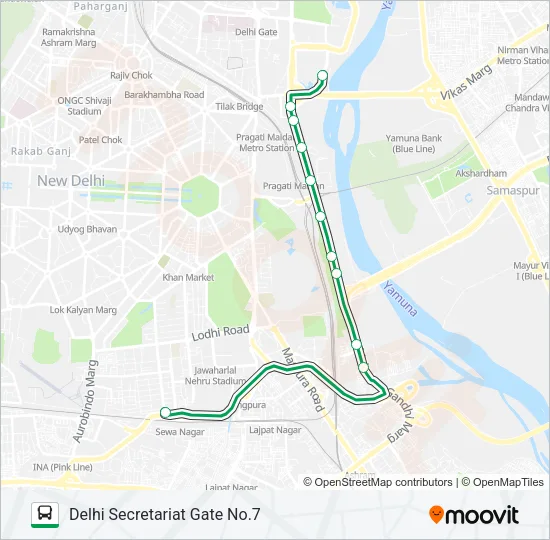 D-006A Bus Line Map