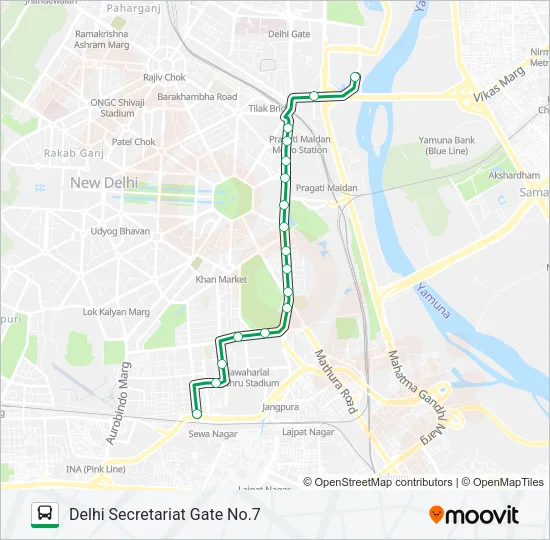 D-006B Bus Line Map